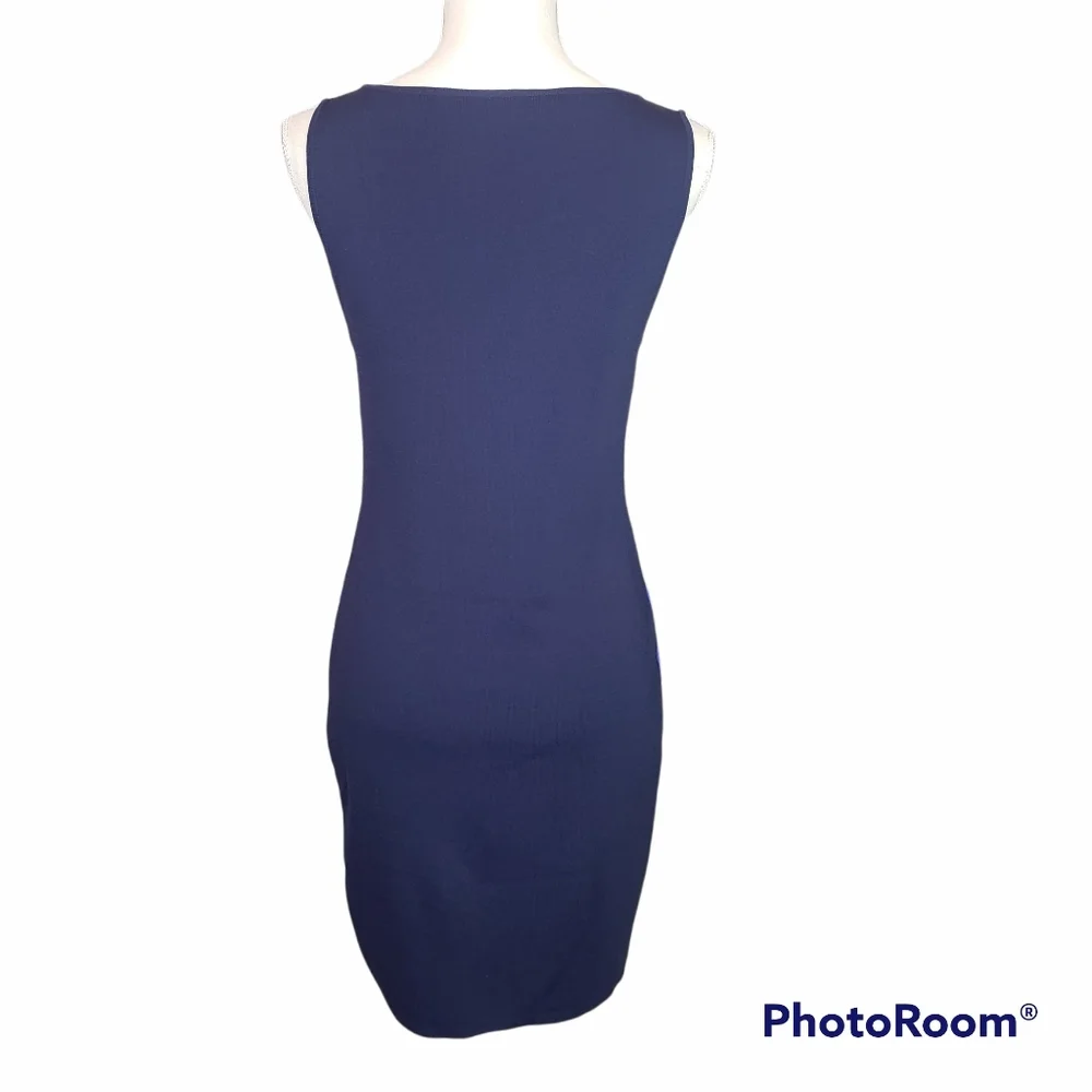 rag & bone Deep Blue Layered Mini Dress Medium - Picture 5 of 16